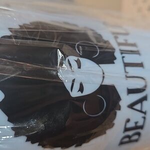 Baby Blue Tumbler with Black Design